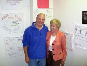 Chris Barger with Barbara Baron